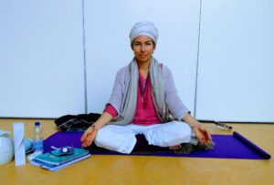 Giving yoga lessons in Eindhoven