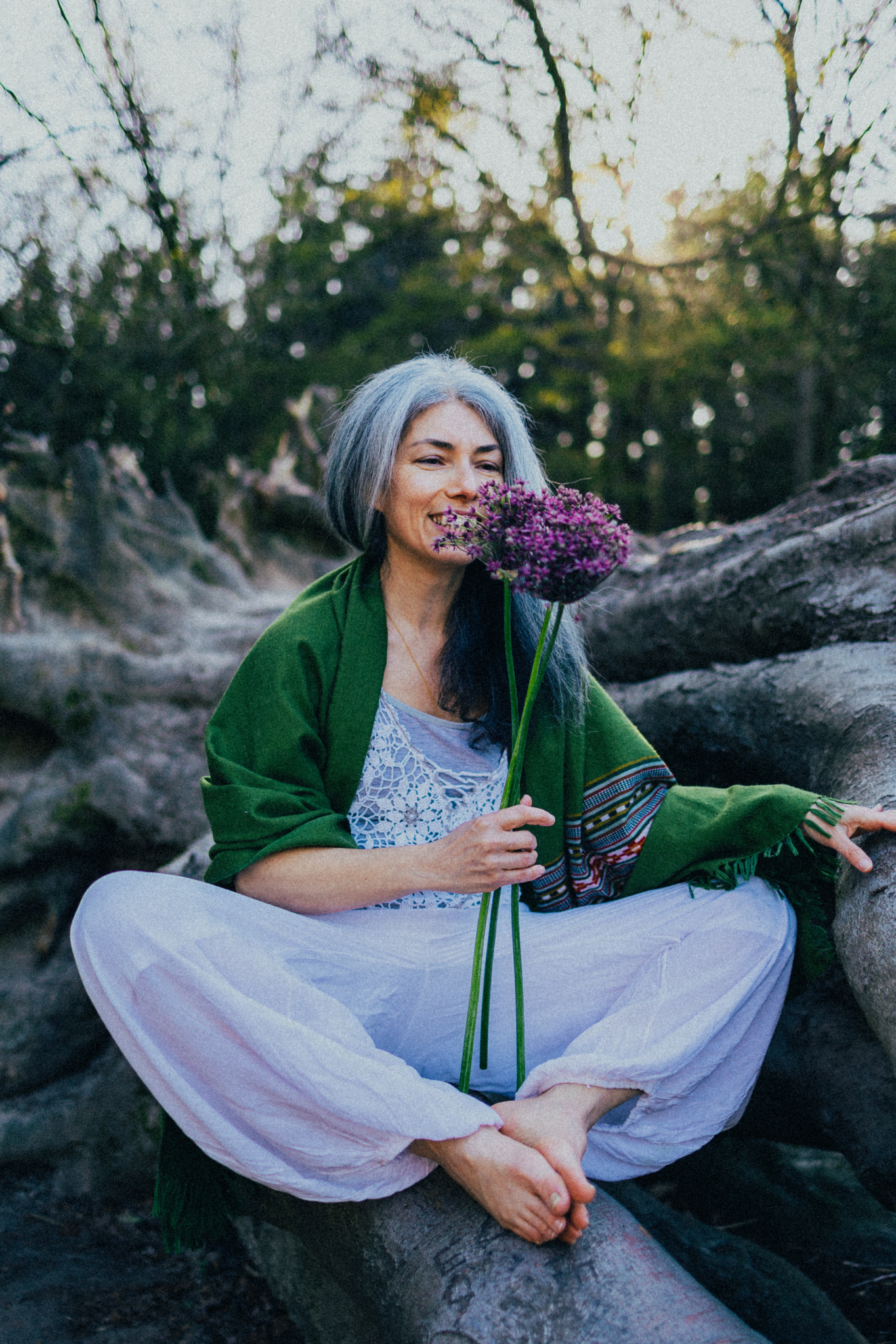 Butterfly pose. Yoga helps to balance your Second Chakra.