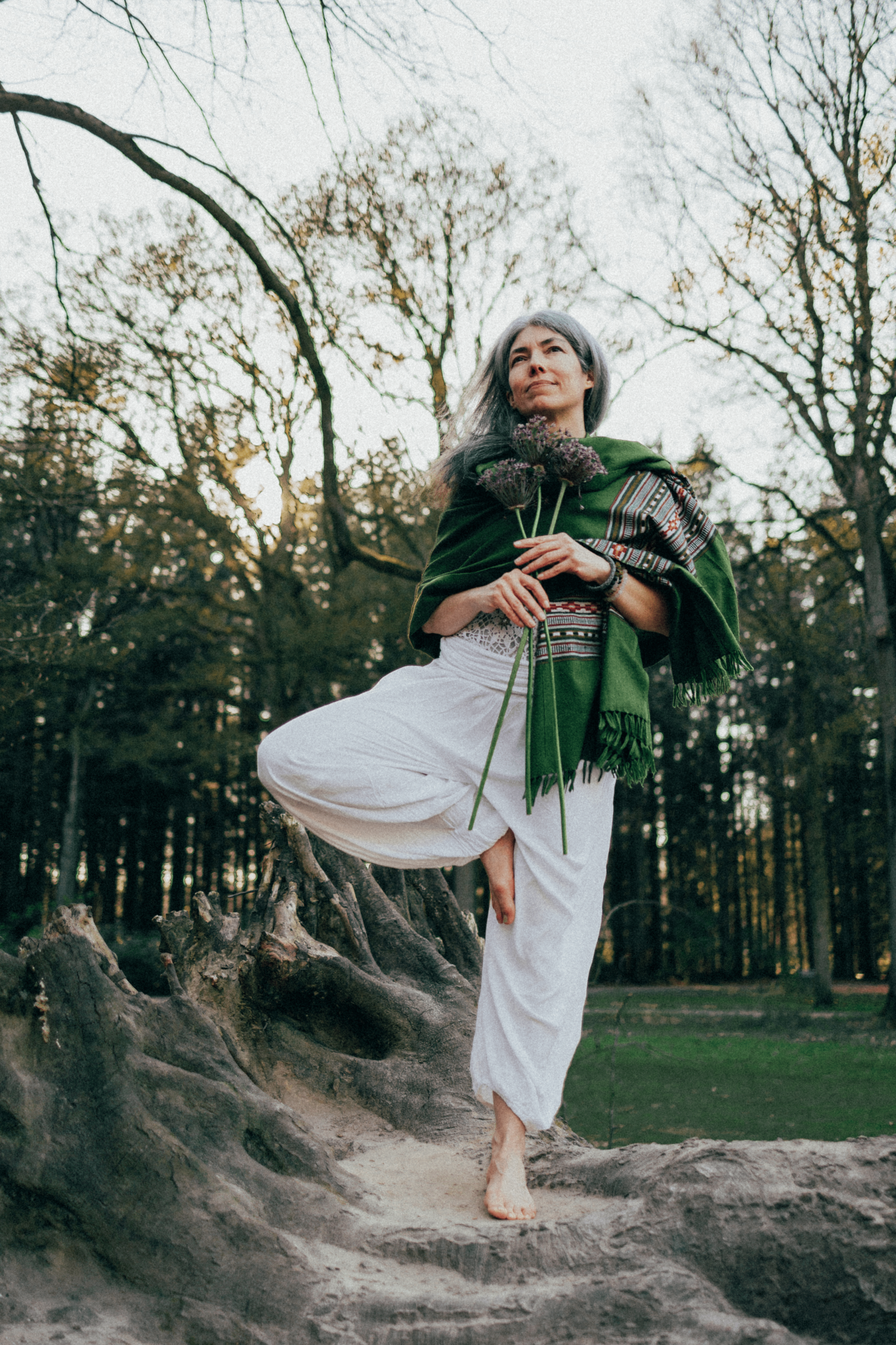 Tree pose is a yoga asana to find your balance and support the concentration