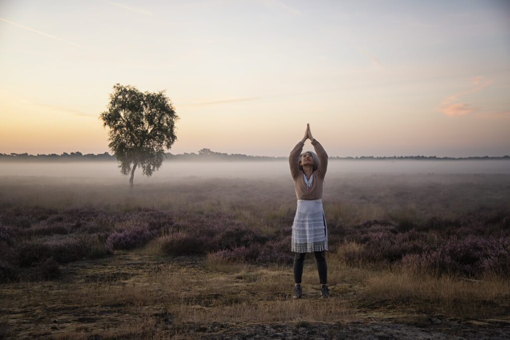 Doriana and Prayer Mudra Prayer Mudra